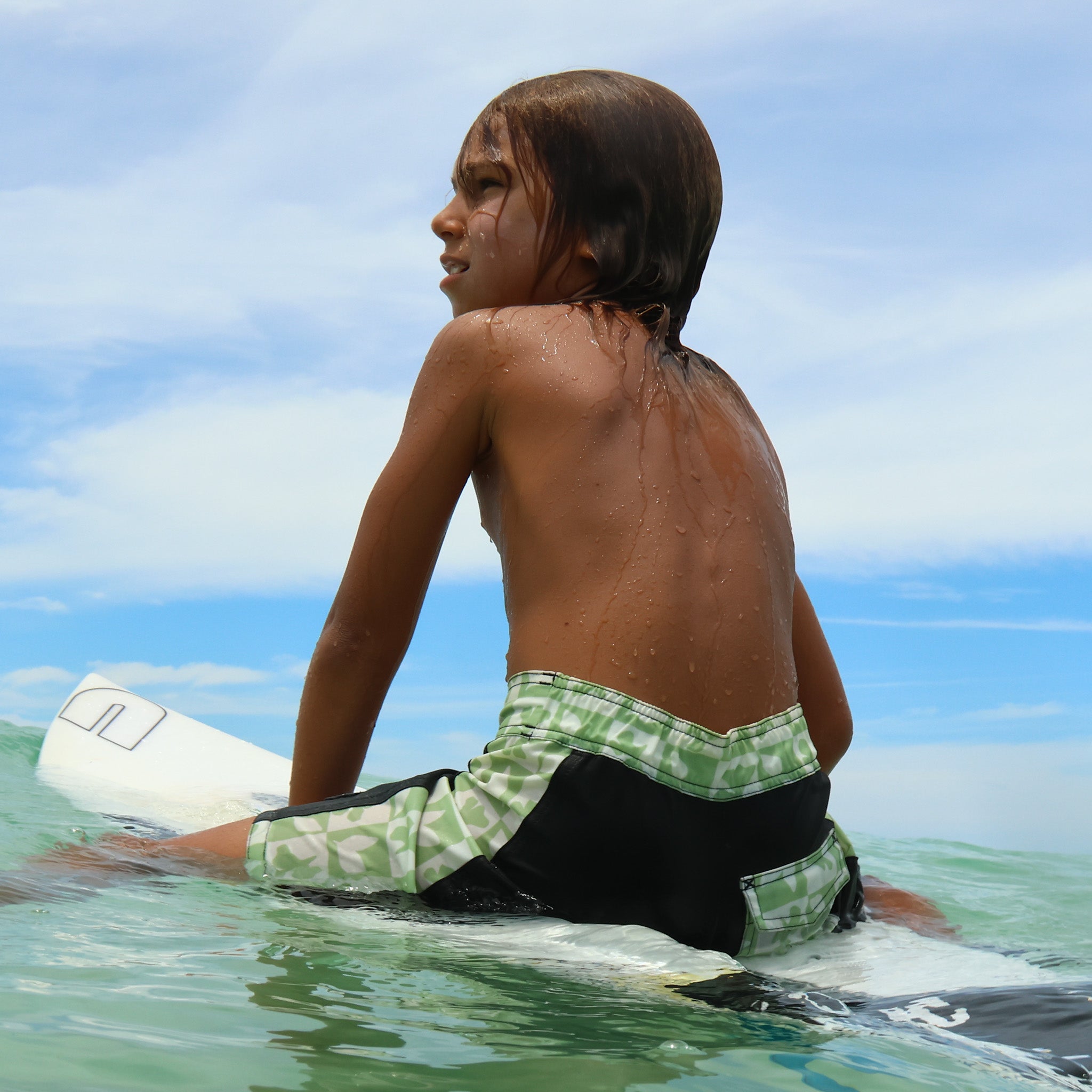 Natural Born Rebels Black Boardshorts